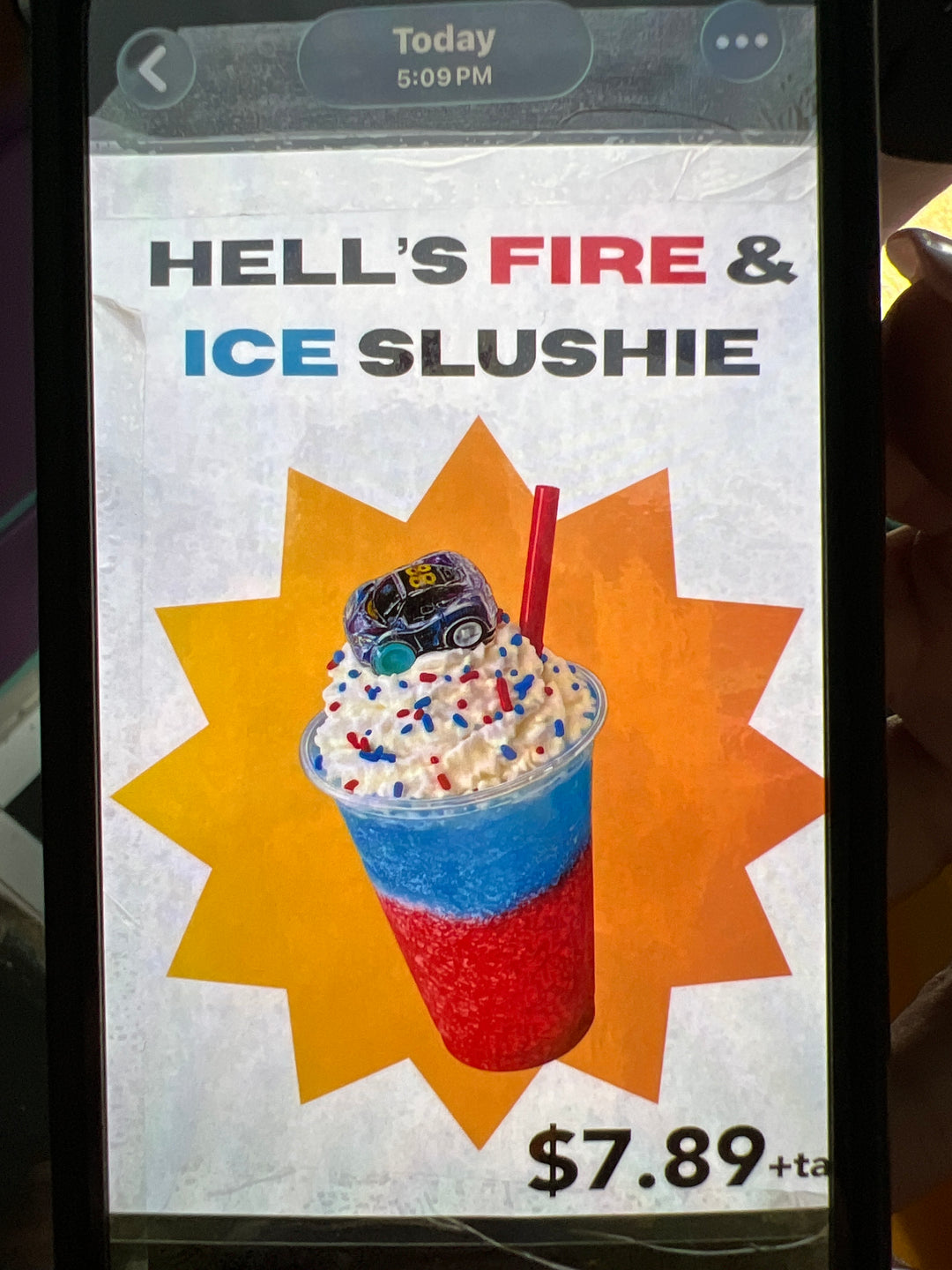 Motorsport slushy