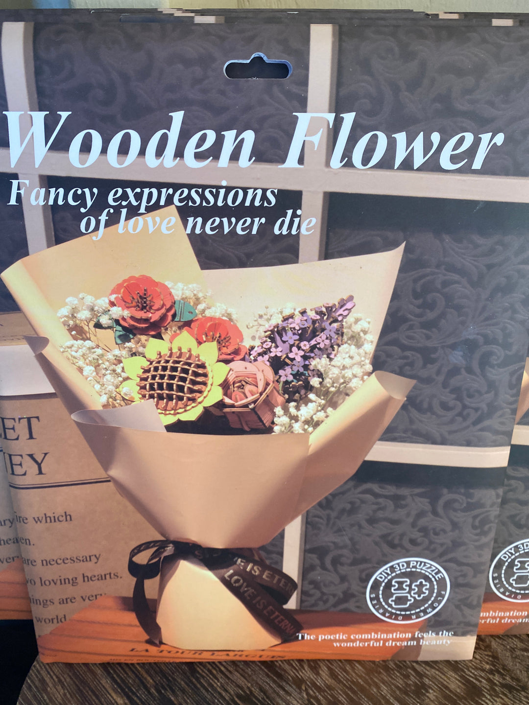 Wooden flower