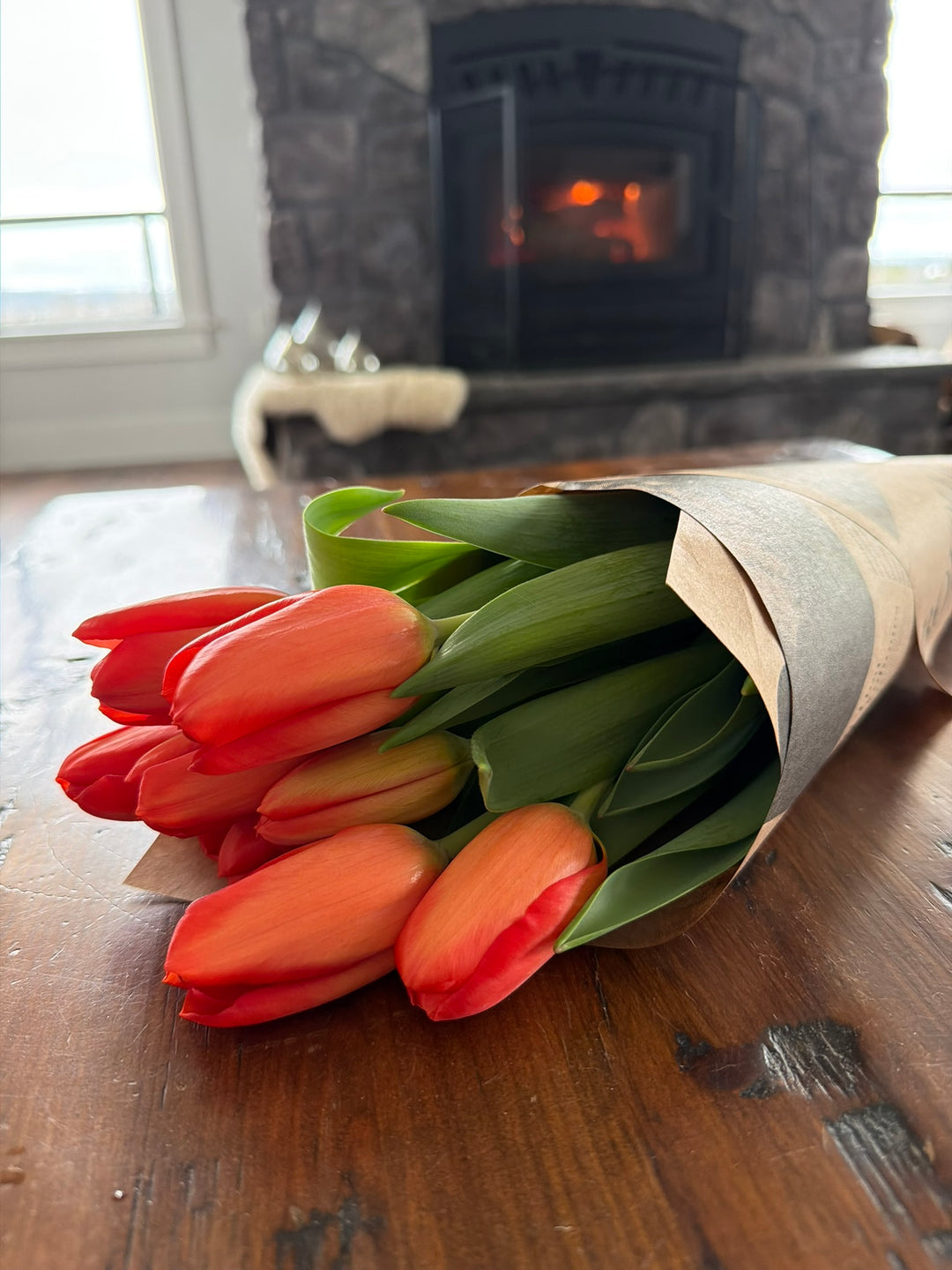 Wrapped Tulips - 10 stems