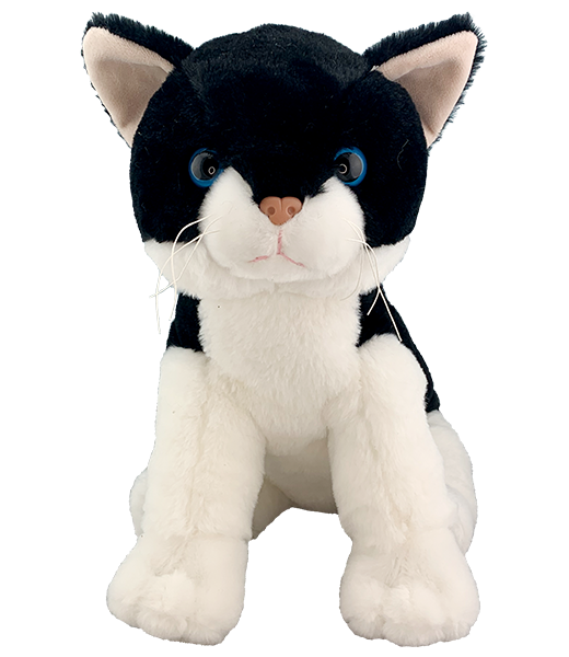 Salt and Pepper 16 in. Cat
